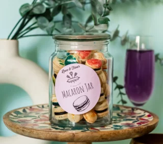 Mini Macaron Jars